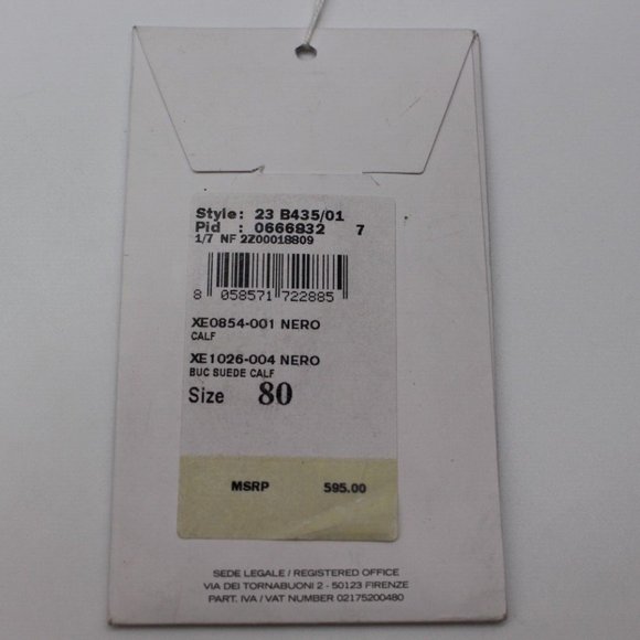 $595 Salvatore Ferragamo Belt - Black Calf Leather Women's Sizes - Picture 8 of 9